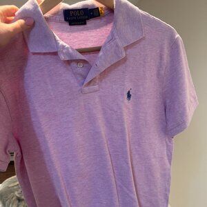Polo Ralph Lauren Custom Slim Fit Polo Shirt | Pink | Size M | Classic Logo